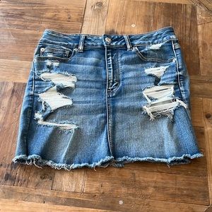 American Eagle Next Level Stretch Jean Skirt